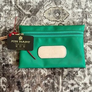 Jon Hart Green Pouch
